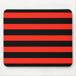 Mousepad Listras pretas & vermelhas