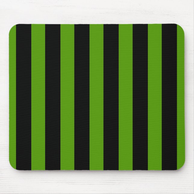 Mousepad Listras verdes e pretas (Frente)