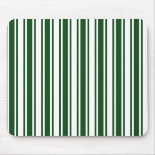 Mousepad Listras verdes escuro e brancas dos doces