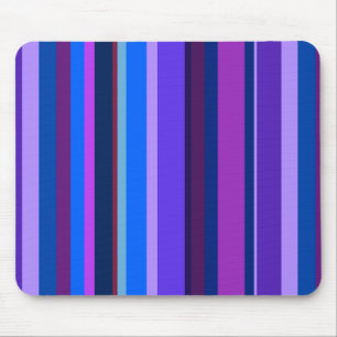 Mousepad Listras verticais azuis e roxas