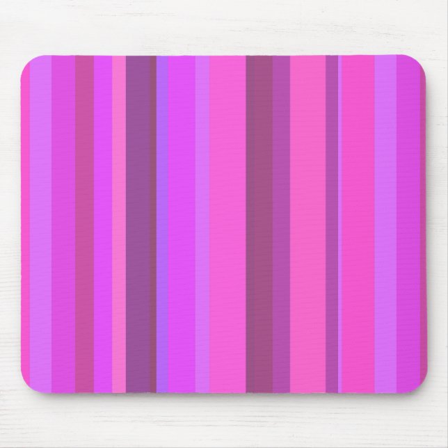 Mousepad Listras verticais rosa (Frente)