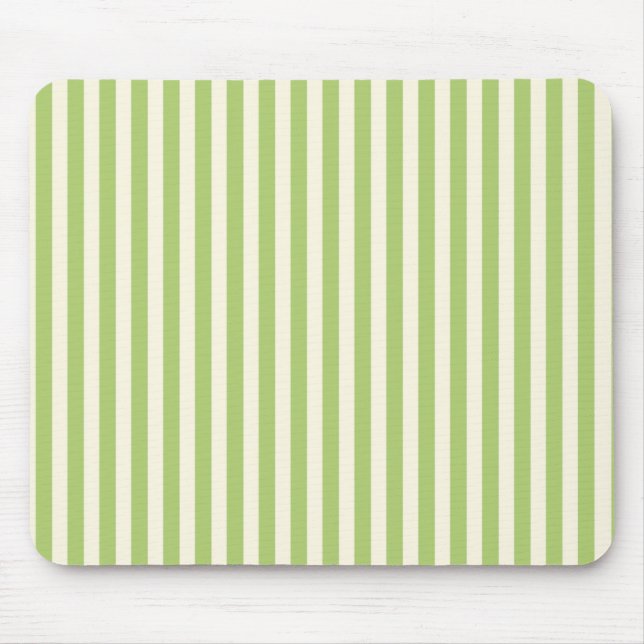 Mousepad Listras Xadrez Verde Claro Rústico Casa de Campo (Frente)