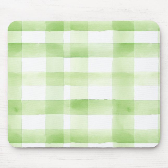 Mousepad Listras Xadrez Verde Maçã (Frente)