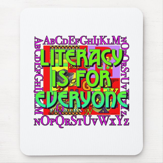 Mousepad Literacia é para todos os computadores (Frente)