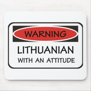 Mousepad Lithuanian da atitude