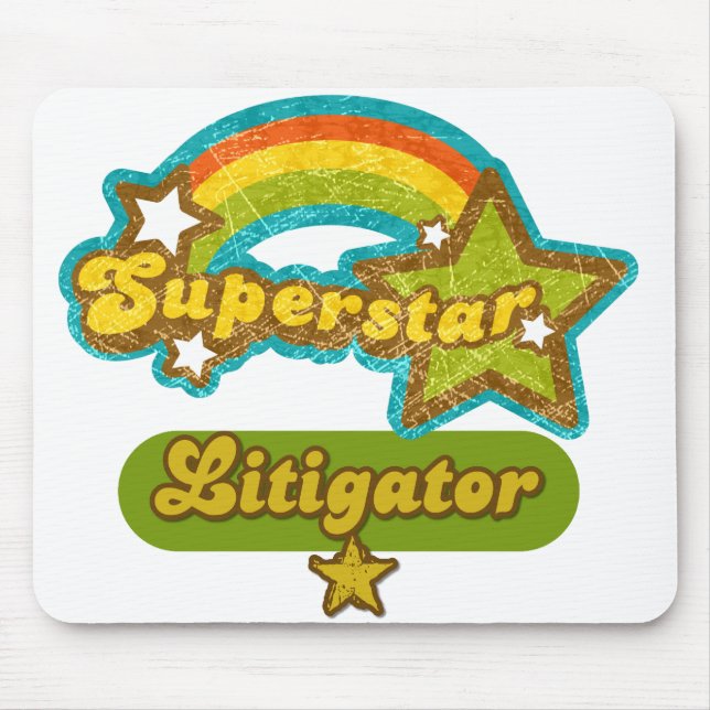 Mousepad Litigator da estrela mundial (Frente)