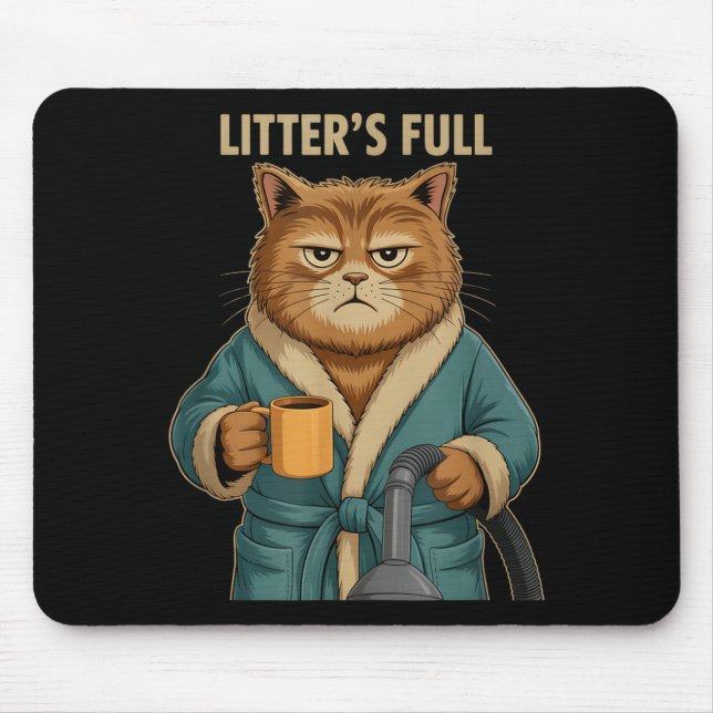 Mousepad Litter’s Full Cat Ugly Christmas  (Frente)