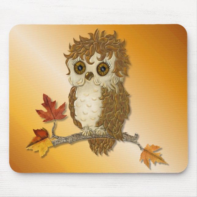 Mousepad Little Autumn Whoo Owl (Frente)