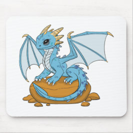 Mousepad Little Blue Dragon