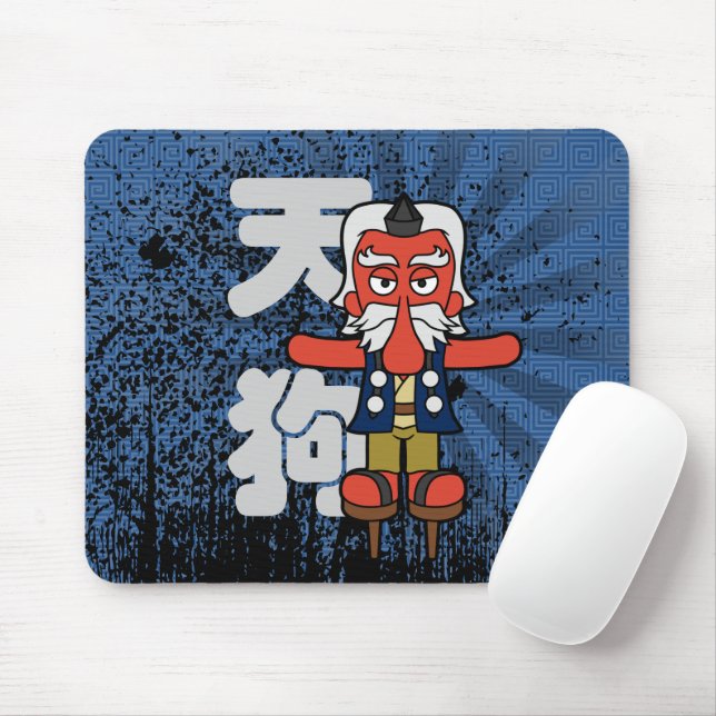 Mousepad Little Daitengu Yokai Grunge (Com mouse)