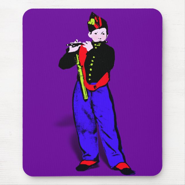 Mousepad Little Flutist ala de Manet (Frente)