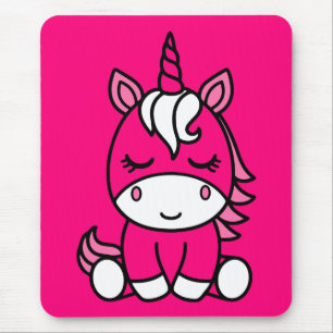Mousepad Little Girls Unicorn Pony