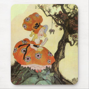 Mousepad Little Miss Muffet & Aranha, Antiga Mãe Gansa