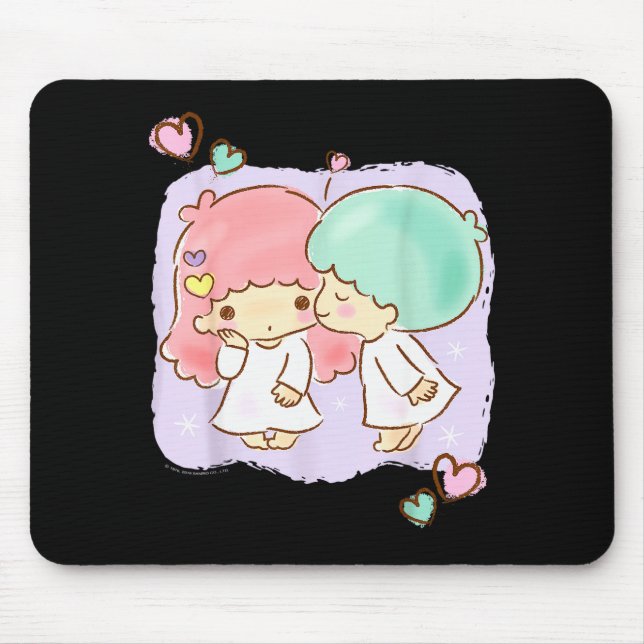 Mousepad Little Twin Stars Be My Valentine Tee Shirt  (Frente)