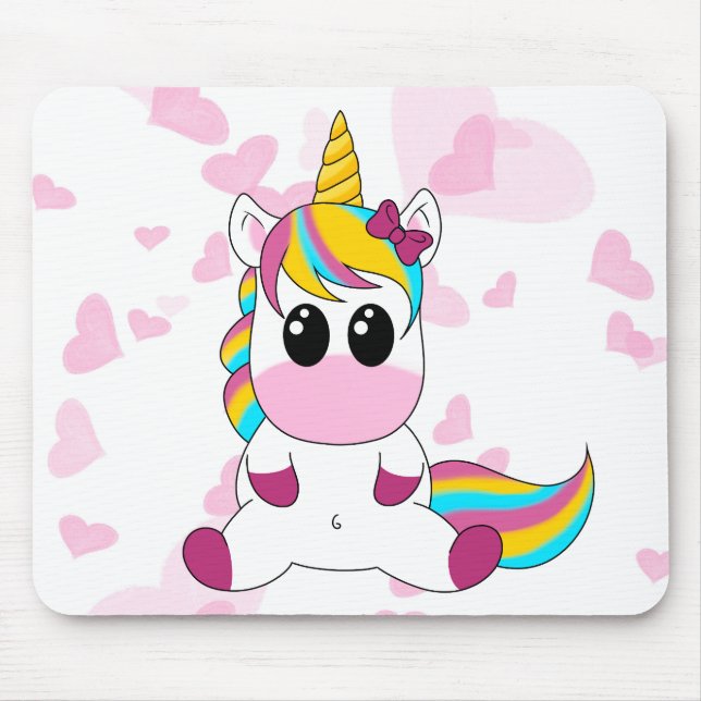 Mousepad Little Unicorn (Frente)