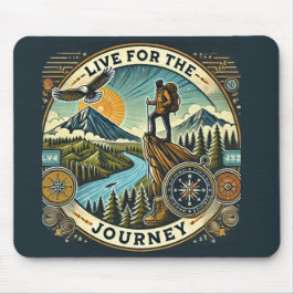 Mousepad "Live for the Journey"