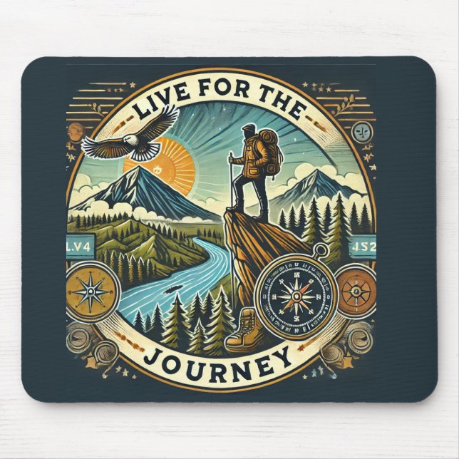 Mousepad "Live for the Journey" (Frente)