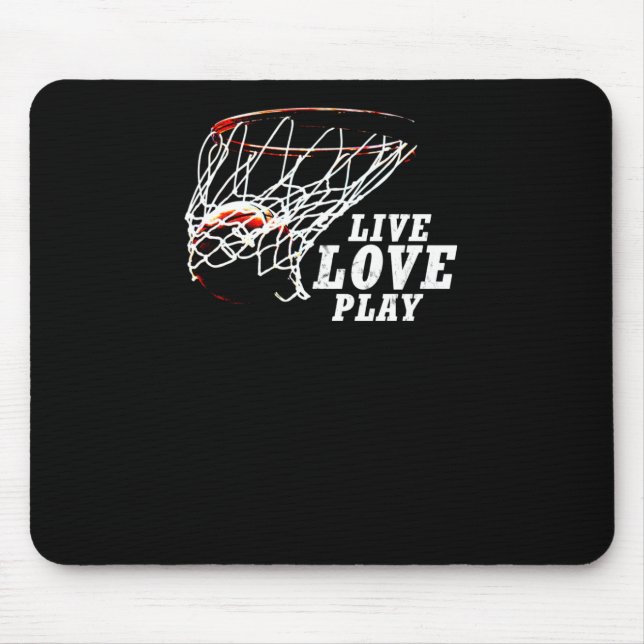 Mousepad Live Love Play Basball Por Subgirl (Frente)