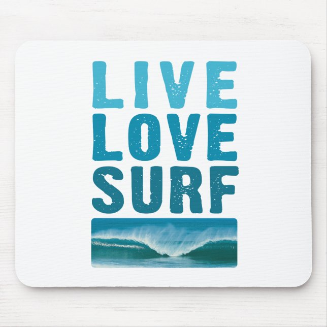 Mousepad live_love_surf (Frente)