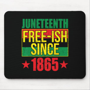 Mousepad Livre desde 1865 História Negra Afro-Americana