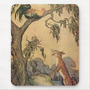 Mousepad Livro da história das crianças do vintage, as