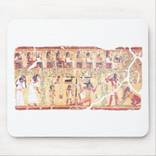 Mousepad Livro egípcio antigo do morto que pesa o Hea