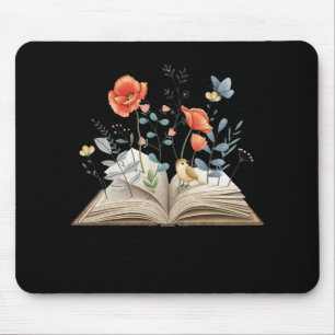 Mousepad Livro Floral Um Novo Capítulo Começa Professora Ap