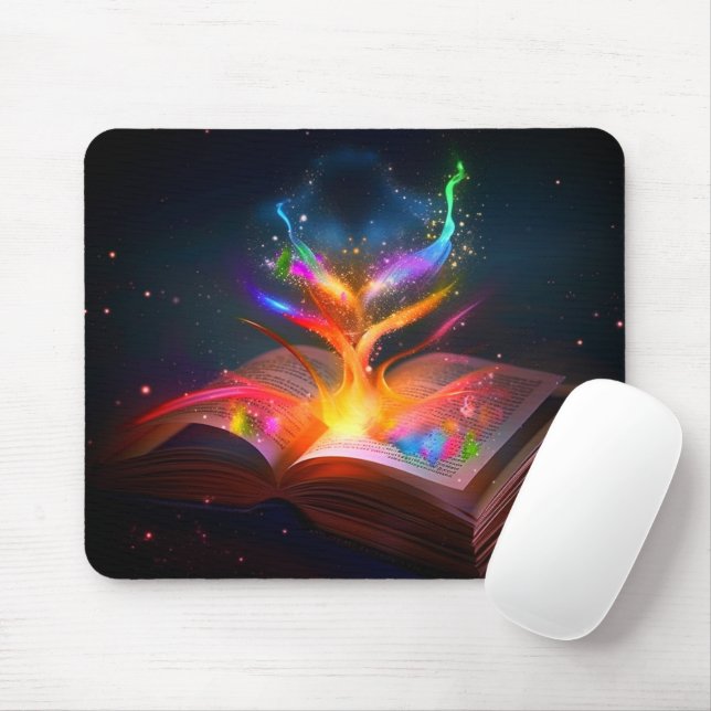 Mousepad Livro Mágico (Com mouse)