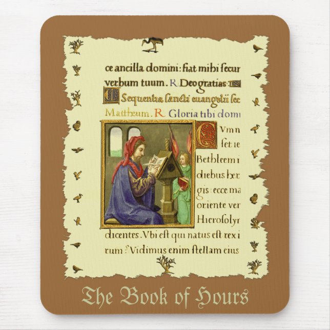 Mousepad Livro Medieval das Horas (Frente)