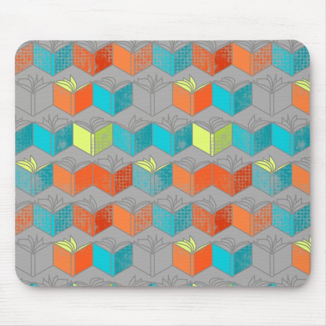 Mousepad Livros abertos (Frente)