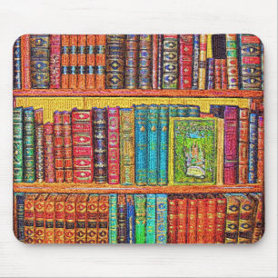 Mousepad Livros de biblioteca