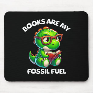 Mousepad Livros de Leitura de Volta às Aulas de Dinossauro 