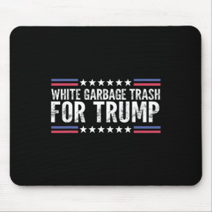 Mousepad Lixo De Garbyge Branco Para Trapo De Voto De Tremo