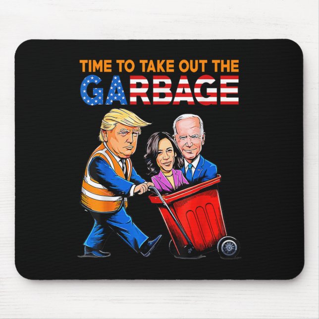 Mousepad Lixo Para A Camisa De Trump 2024 (Frente)