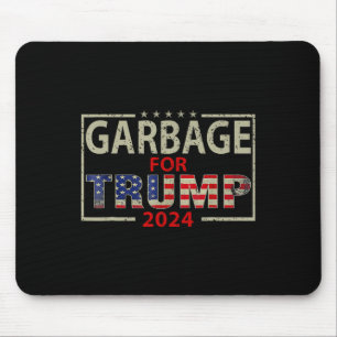 Mousepad Lixo Para Trump 2024 Camisetas Trump Supporter 202