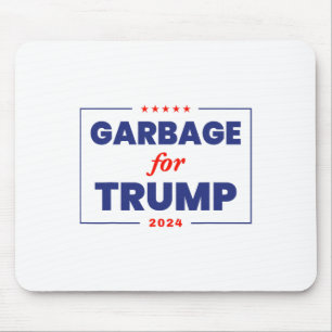 Mousepad Lixo Para Trump 2024, Funny Trump Supporter 1