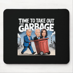Mousepad Lixo Para Trump 2024, Hora Engraçada De Tirar Lixo