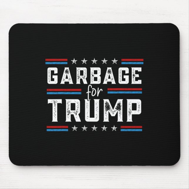 Mousepad Lixo Para Trump 2024 Não Estamos Votando Lixo Tru (Frente)