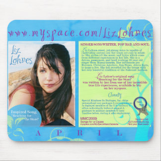 Mousepad LIZ LOHNES de nosso calendário 2009 - PROMO