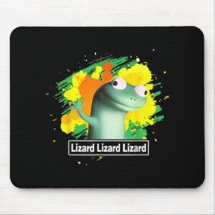 Mousepad Lizard Lizard Camisa Engraçado Weircore Animal