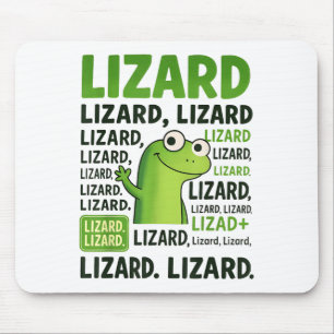Mousepad Lizard Lizard Camisa Engraçado Weircore Animal
