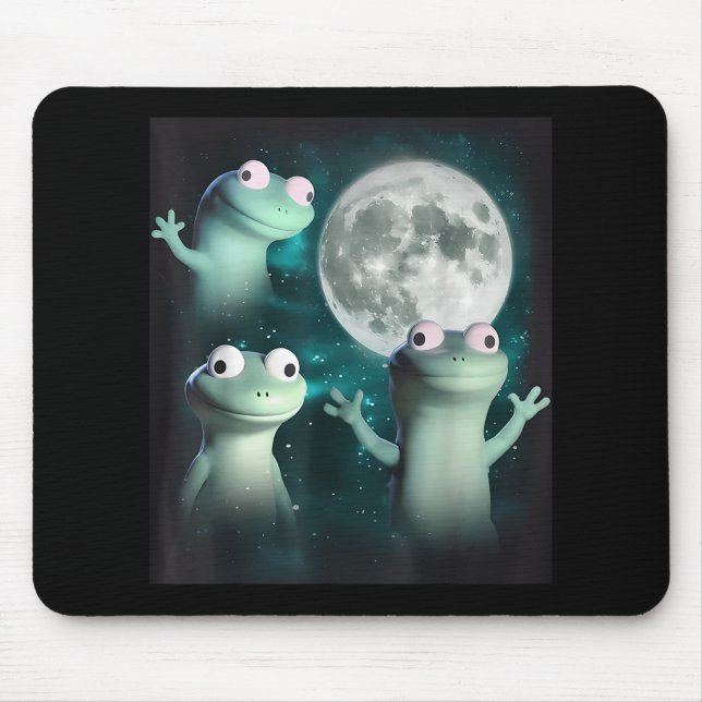 Mousepad Lizard Lizard Engraçado Lizard Moon Me Traindo (Frente)