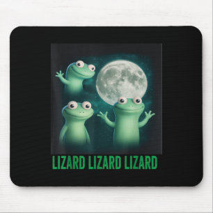 Mousepad Lizard Lizard Engraçado Lizard Moon Me Traindo