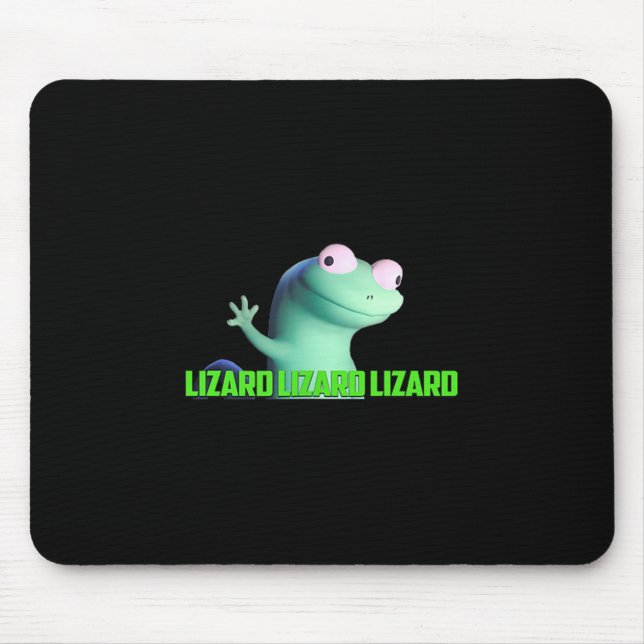 Mousepad Lizard Lizard Lizard Engraçada Memória Viral Tr (Frente)