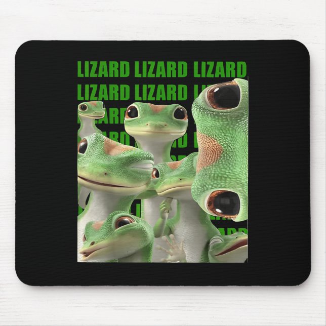 Mousepad Lizard Lizard Lizard Engraçado Meme (Frente)