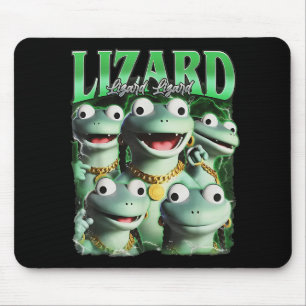 Mousepad Lizard Lizard Lizard Funny Meme Lizard Bootleg Wei