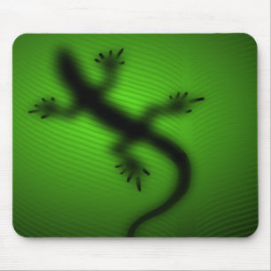Mousepad Lizard Silhouette