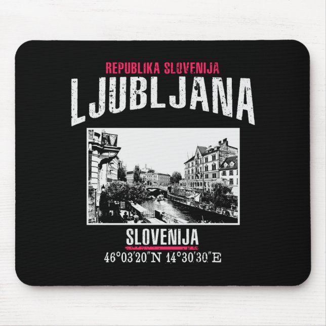 Mousepad Ljubljana (Frente)