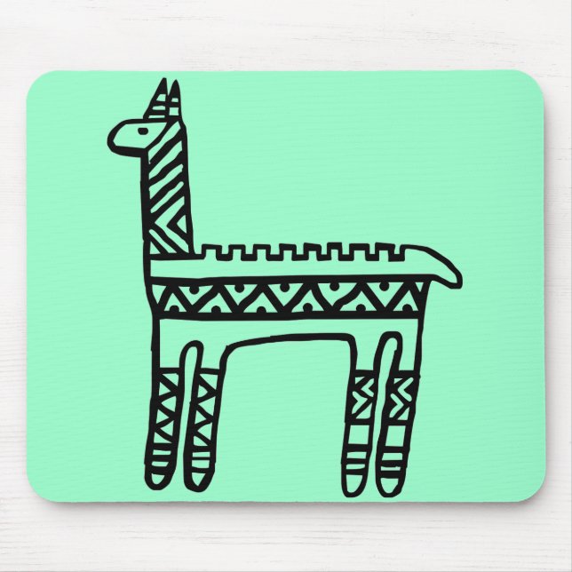 Mousepad Llama-BW (Frente)