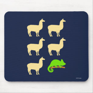 Mousepad Llama Llama Llama Llama Llama Chameleon